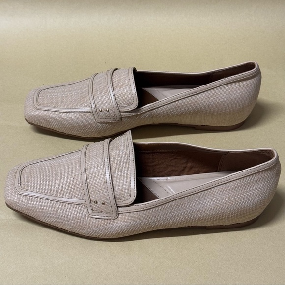 Franco Sarto Ashter Loafer Flat Square Toe Oatmeal - Picture 3 of 10